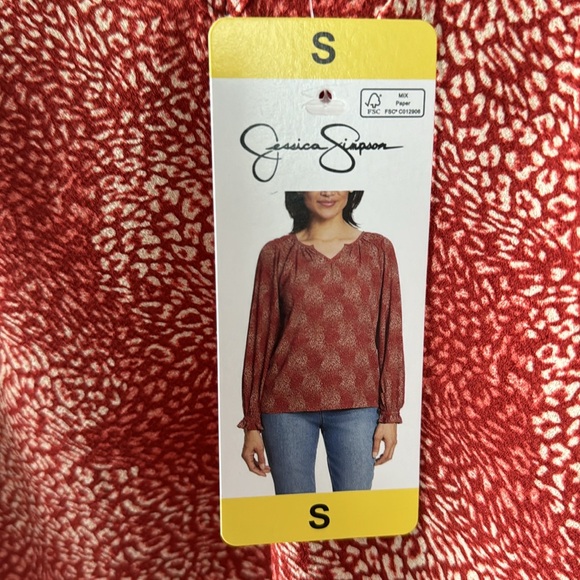 Jessica Simpson Long Sleeve Blouse - Picture 4 of 4
